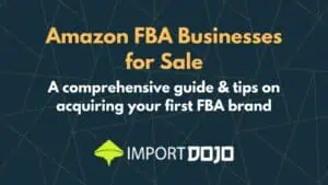 Amazon FBA business for sale