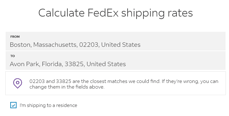 Fedex Pricing